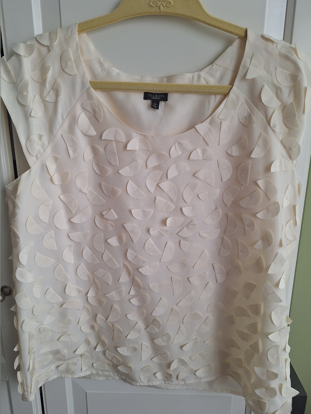 Talbots Silk Pullover Blouse